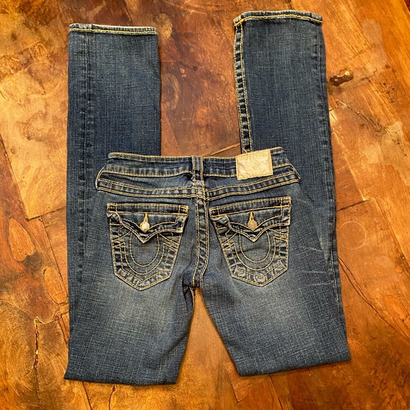 True Religion Denim - True Religion Size 24 blue skinny jeans.